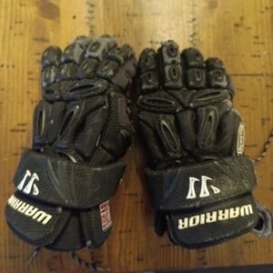 Warrior Sugar Daddy Lacrosse Gloves Black Size 13 SGA13BK Contour Cuff Vaportek
